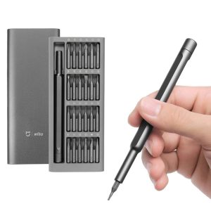 پیچ گوشتی دستی۲۴ عددی شیائومی مدل Mi Precision Screwdriver Kit MJJXLSD002QW پیچ گوشتی ۲۴ عددی دستی شیائومی