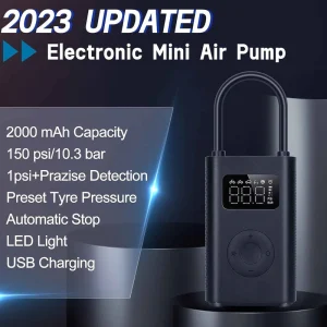 پمپ باد شیائومی مدل Mi Air Compressor 2 MJCQB06QW پمپ باد شیائومی مدل Mi Air Compressor 2 MJCQB06QW