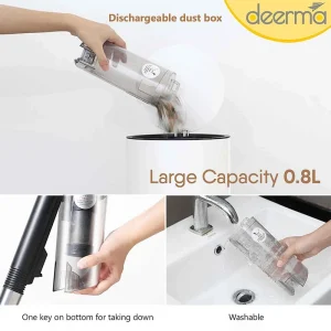 جارو برقی درما مدل Deerma vacuum cleaner DX600 جاروبرقی شیائومی درما مدل Deerma DX600