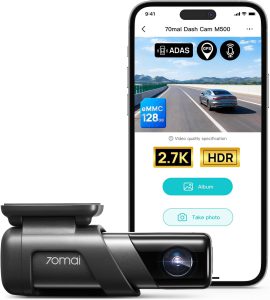 دوربین خودرو شیائومی مدل 70mai Dash Cam M500 دوربین خودرو شیائومی مدل 70mai Dash Cam M500