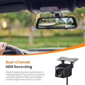 دوربین خودرو شیائومی مدل 70mai Rearview Dash Cam S500 Set