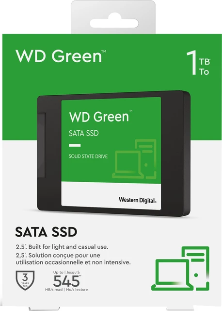 حافظه SSD وسترن دیجیتال مدل GREEN WDS100T3G0A با ظرفیت 1 ترابایت