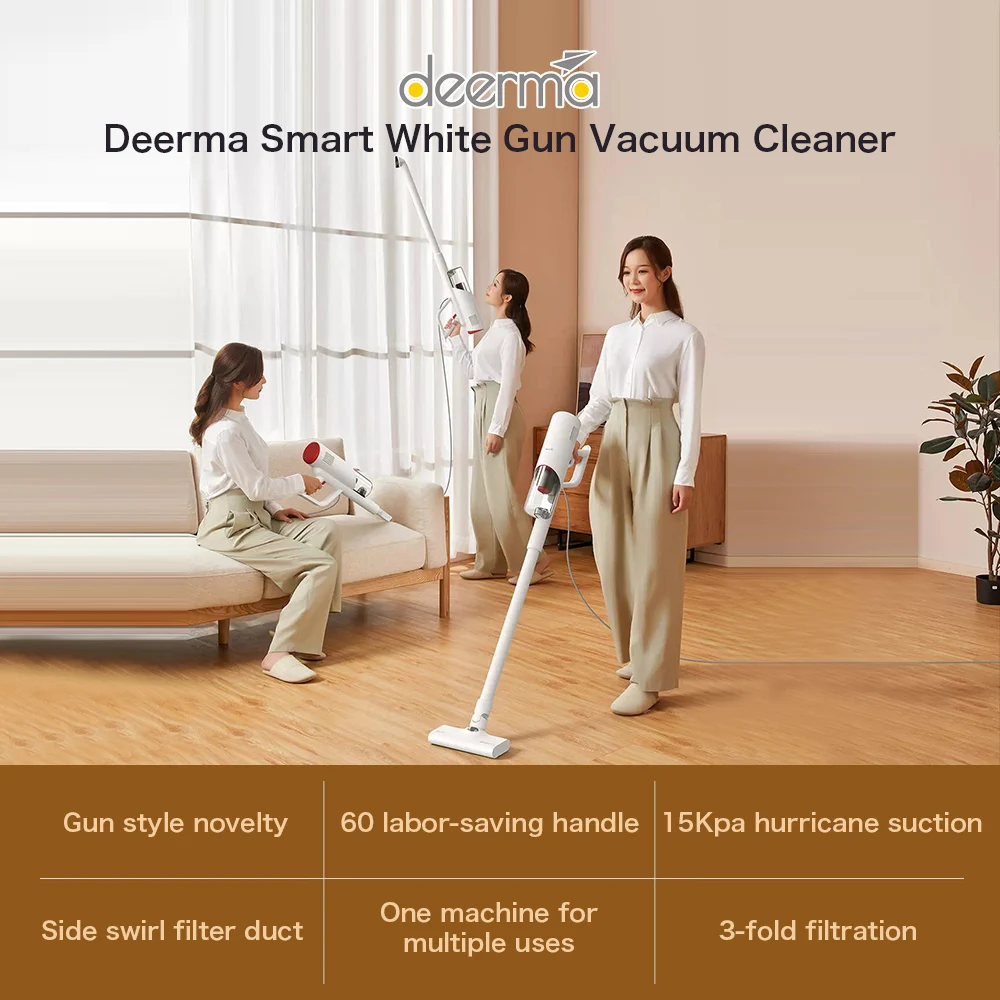 جارو برقی درما مدل Deerma Vacuum Cleaner DX300 جارو برقی درما مدل Deerma Vacuum Cleaner DX300