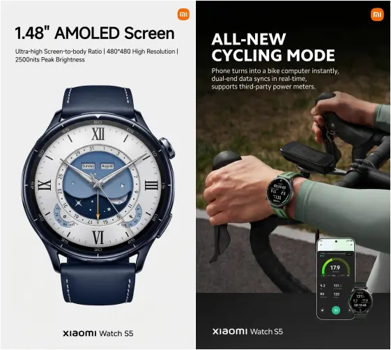 ساعت هوشمند شیائومی Xiaomi Watch S5