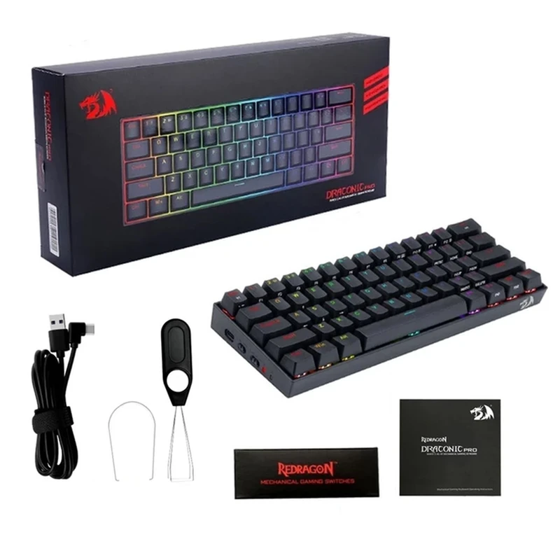 کیبورد گیمینگ ردراگون مدل Redragon Draconic K530 Pro