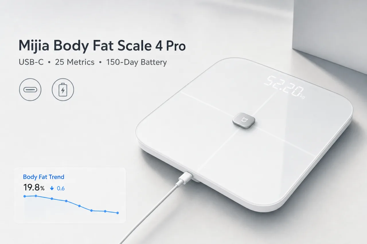 ترازوی هوشمند شیائومی Mijia Body Fat Scale 4 Pro